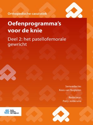 cover image of Oefenprogramma's voor de knie